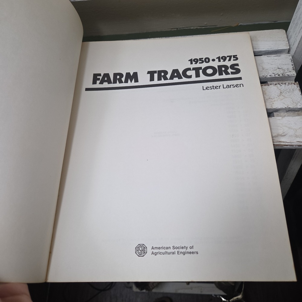 Farm Tractors 1950-1975 Lester Larsen American Society of Agricultural Engineers - Picture 4 of 10